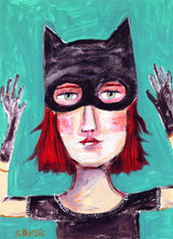Cat Lady Poster och Canvastavla