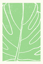 Minimal Monstera Collection #1 Poster och Canvastavla