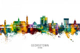 Georgetown Guyana Skyline Poster och Canvastavla