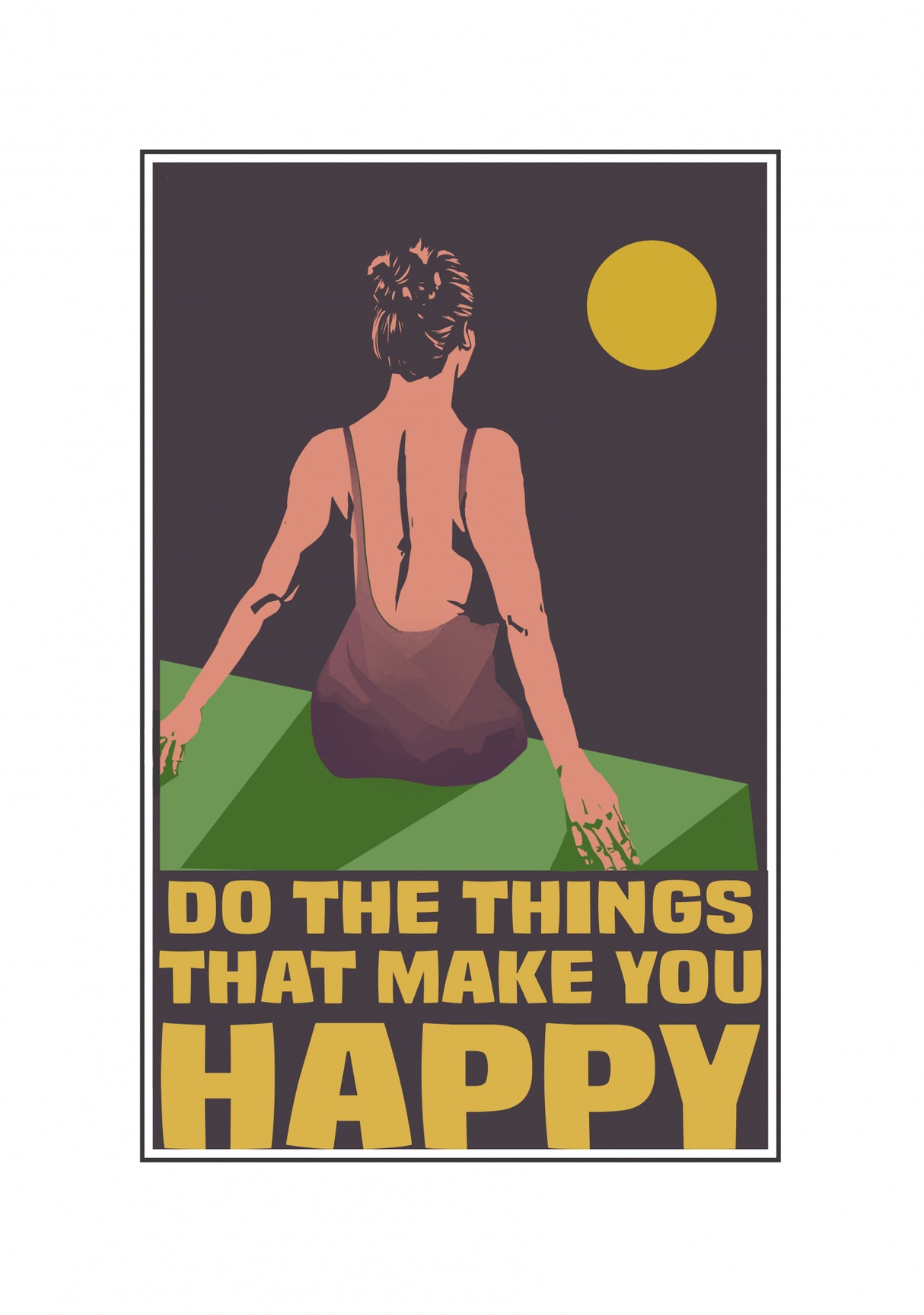 Happy Things Poster och Canvastavla