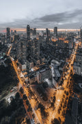 Wuhan skyline (New york style) Poster och Canvastavla