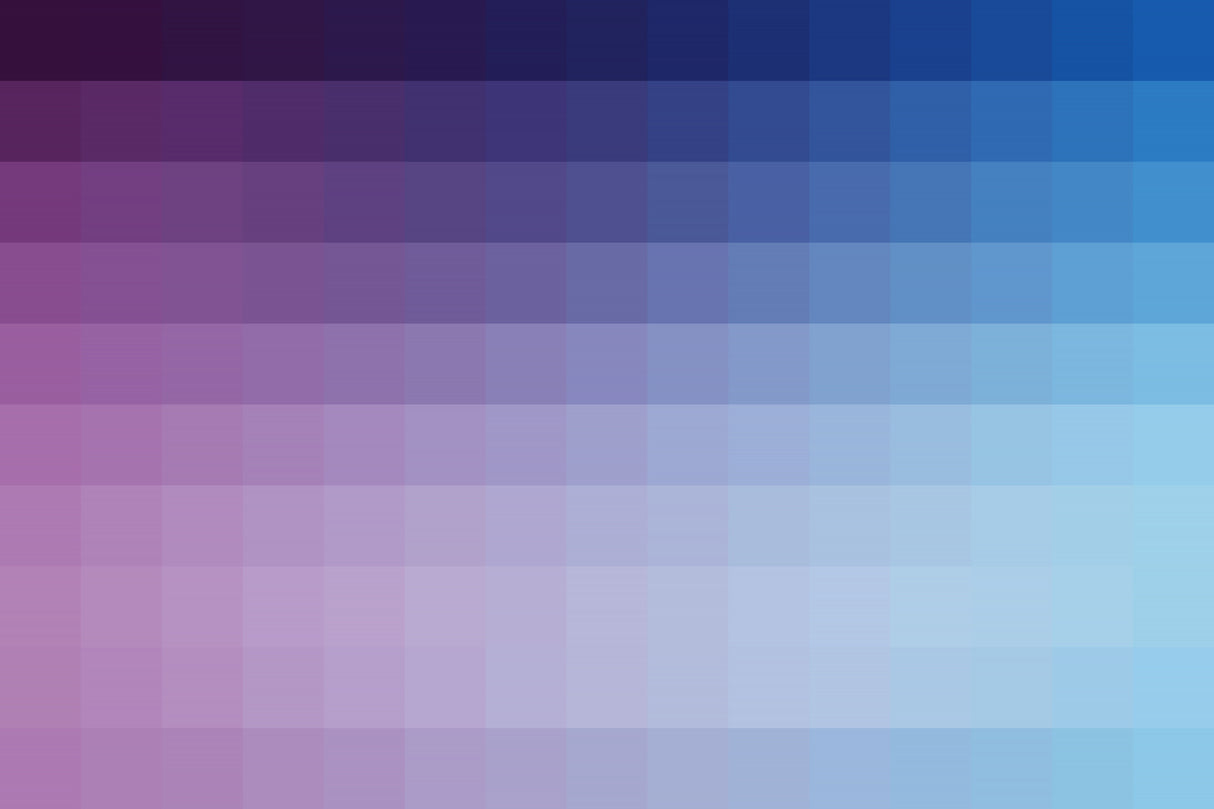 Lumen, Blue and Purple Glow Poster och Canvastavla
