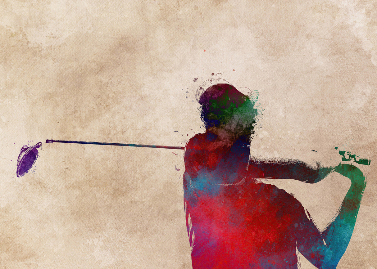 Golf Sport Art (6) Poster och Canvastavla