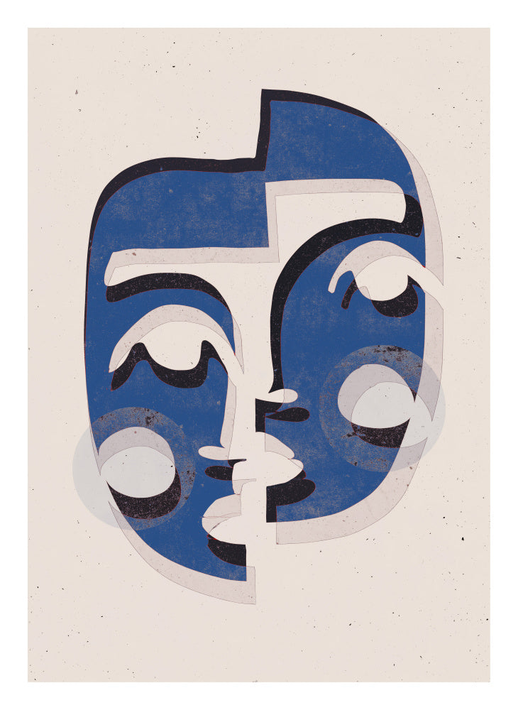 The Mask (Blue) Kitchen poster eller kökstavla