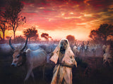 Morning Mundari, South Sudan Poster och Canvastavla