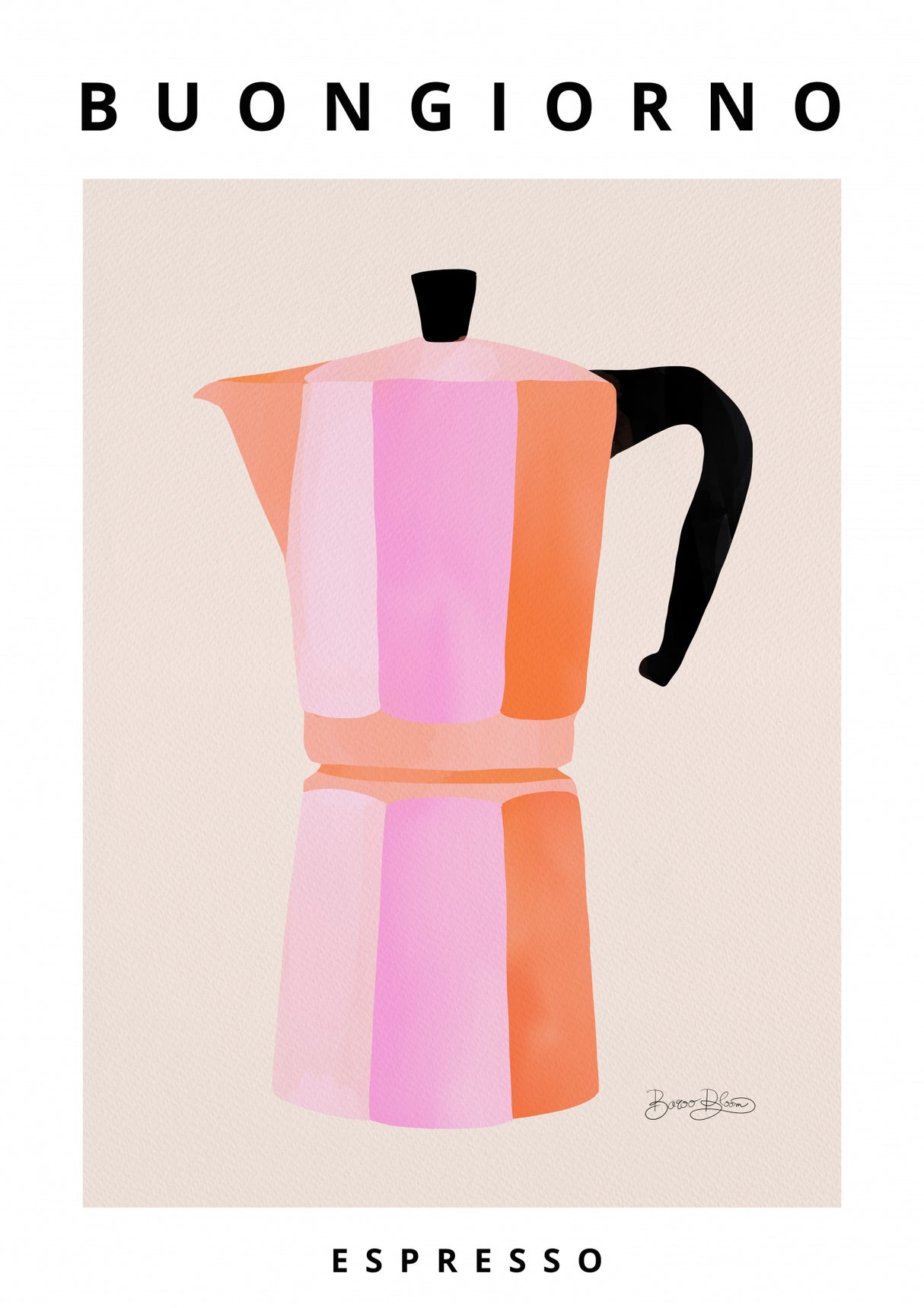 Buongiorno Espresso Poster och Canvastavla