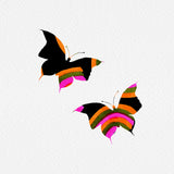 Rainbow Butterflies Poster och Canvastavla
