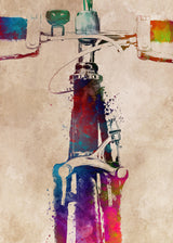 Cycling sport art 11 Poster och Canvastavla