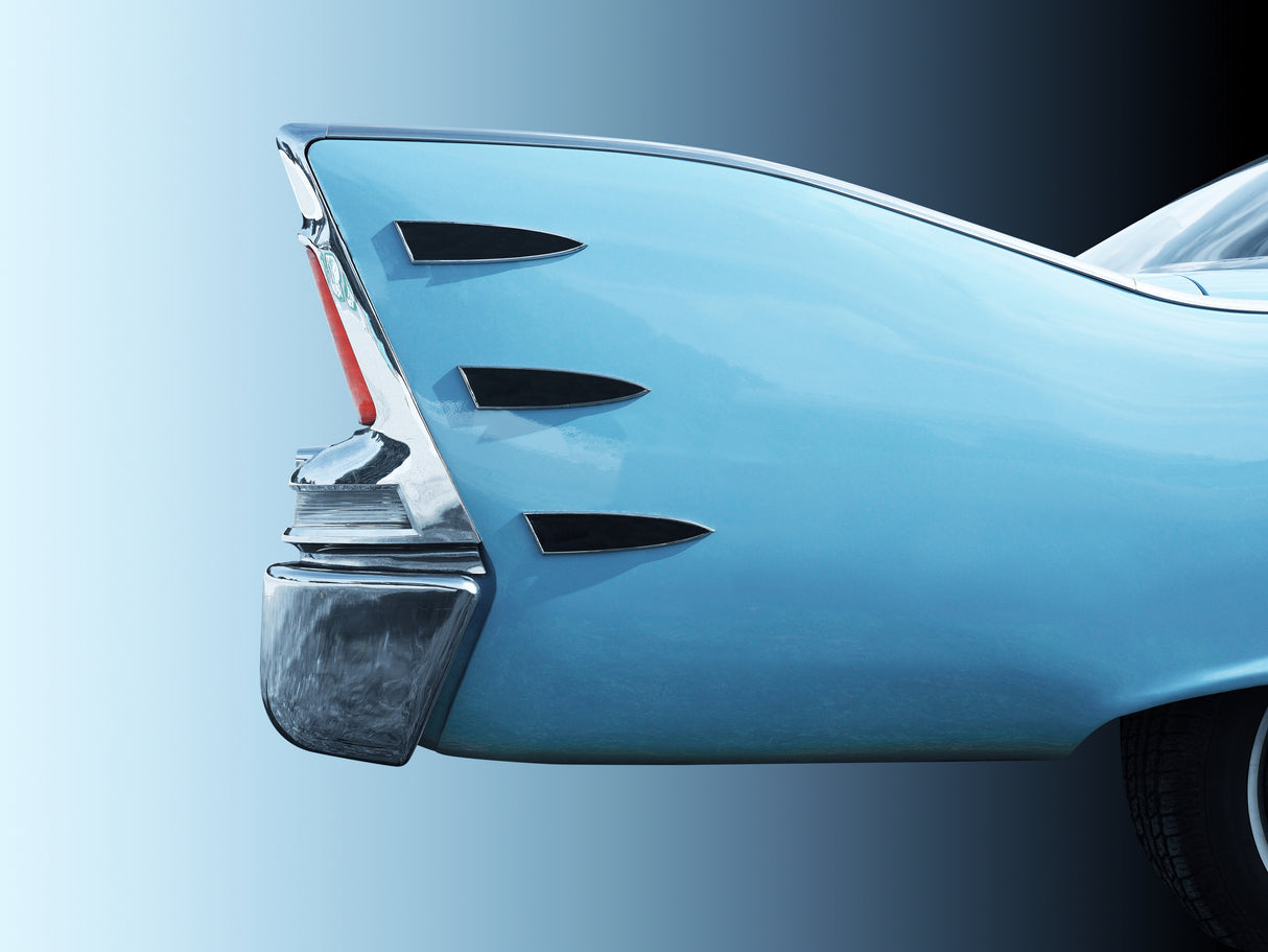 American classic car Belvedere 1960 Tail fin Poster och Canvastavla