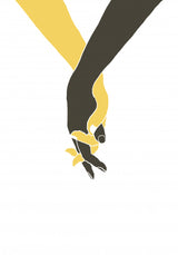 Holding Hands Poster och Canvastavla