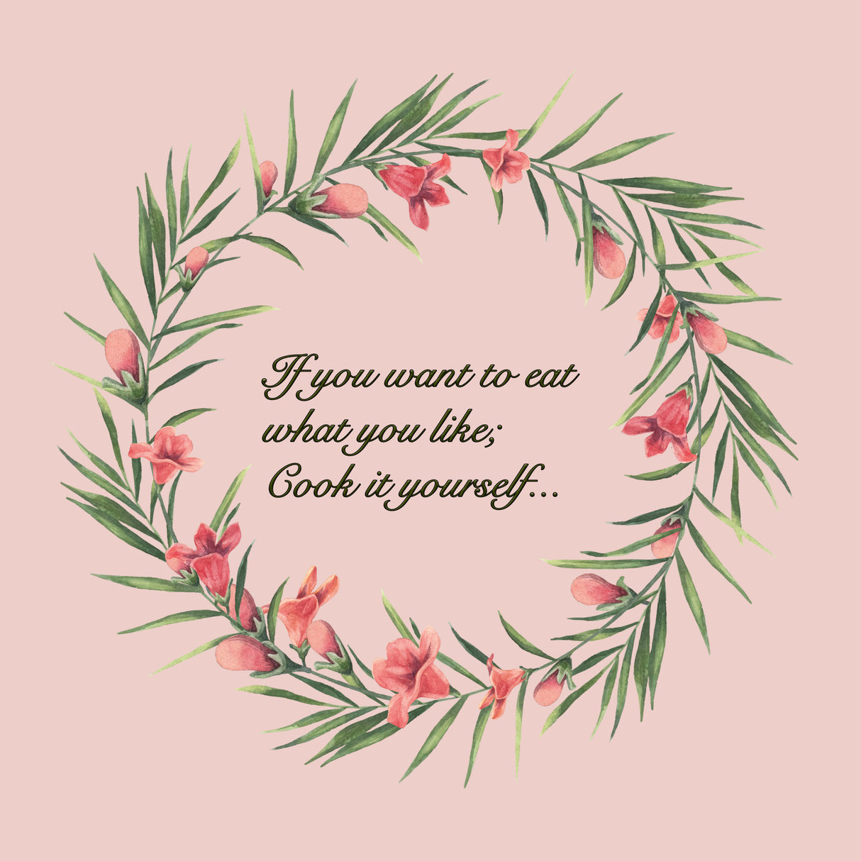 Quote Art for Kitchen 6 Poster och Canvastavla