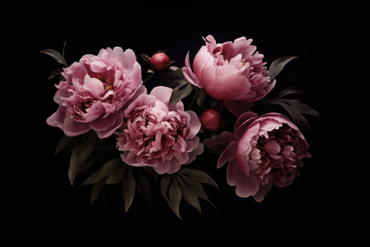 Nostalgic Mood Opulent Flowers Poster och Canvastavla