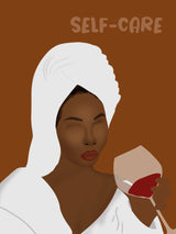 Self-Care Poster och Canvastavla