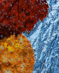 leaves frozen in ice Poster och Canvastavla