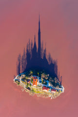 An Island On  The Red Lake Poster och Canvastavla