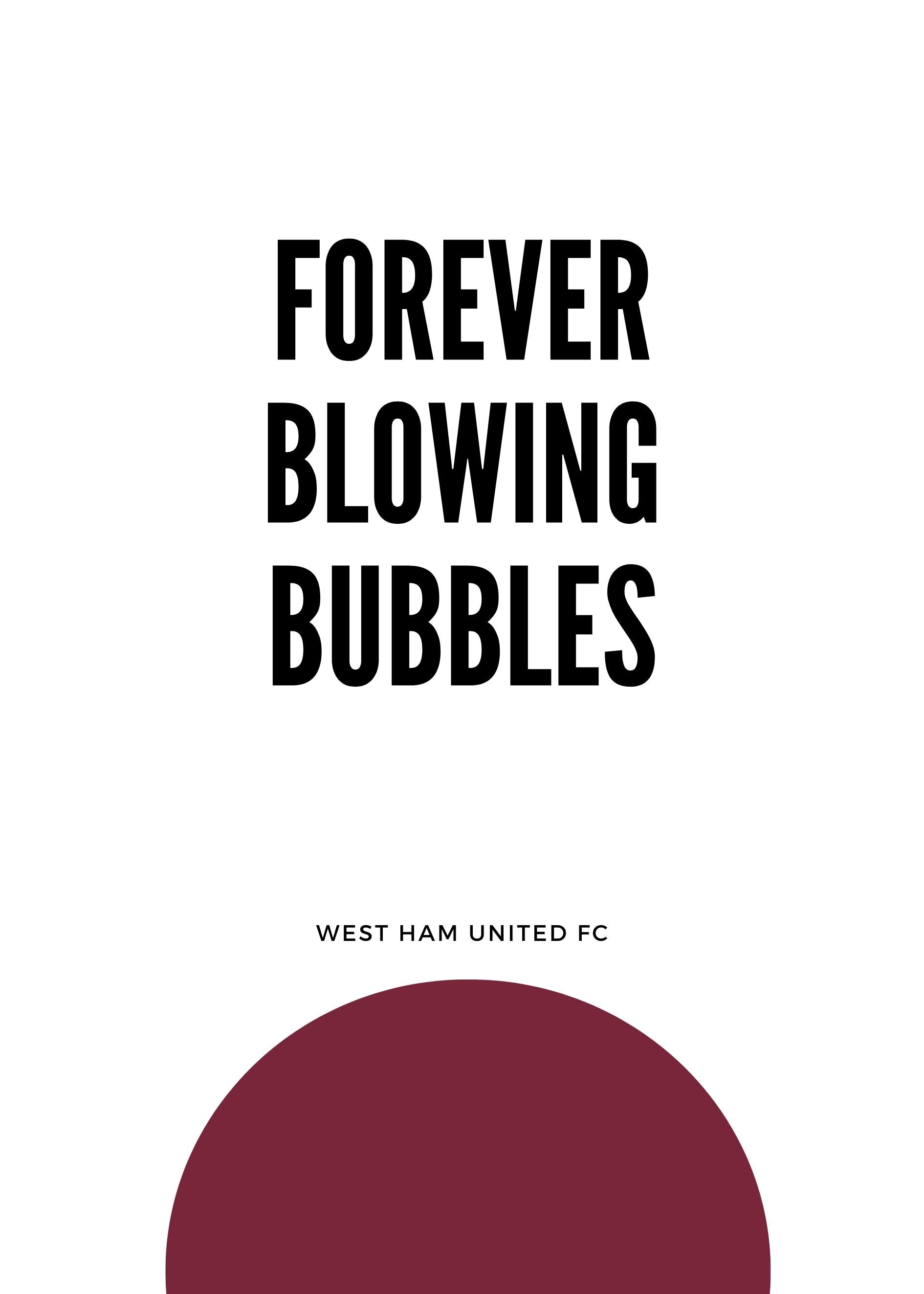 West Ham poster