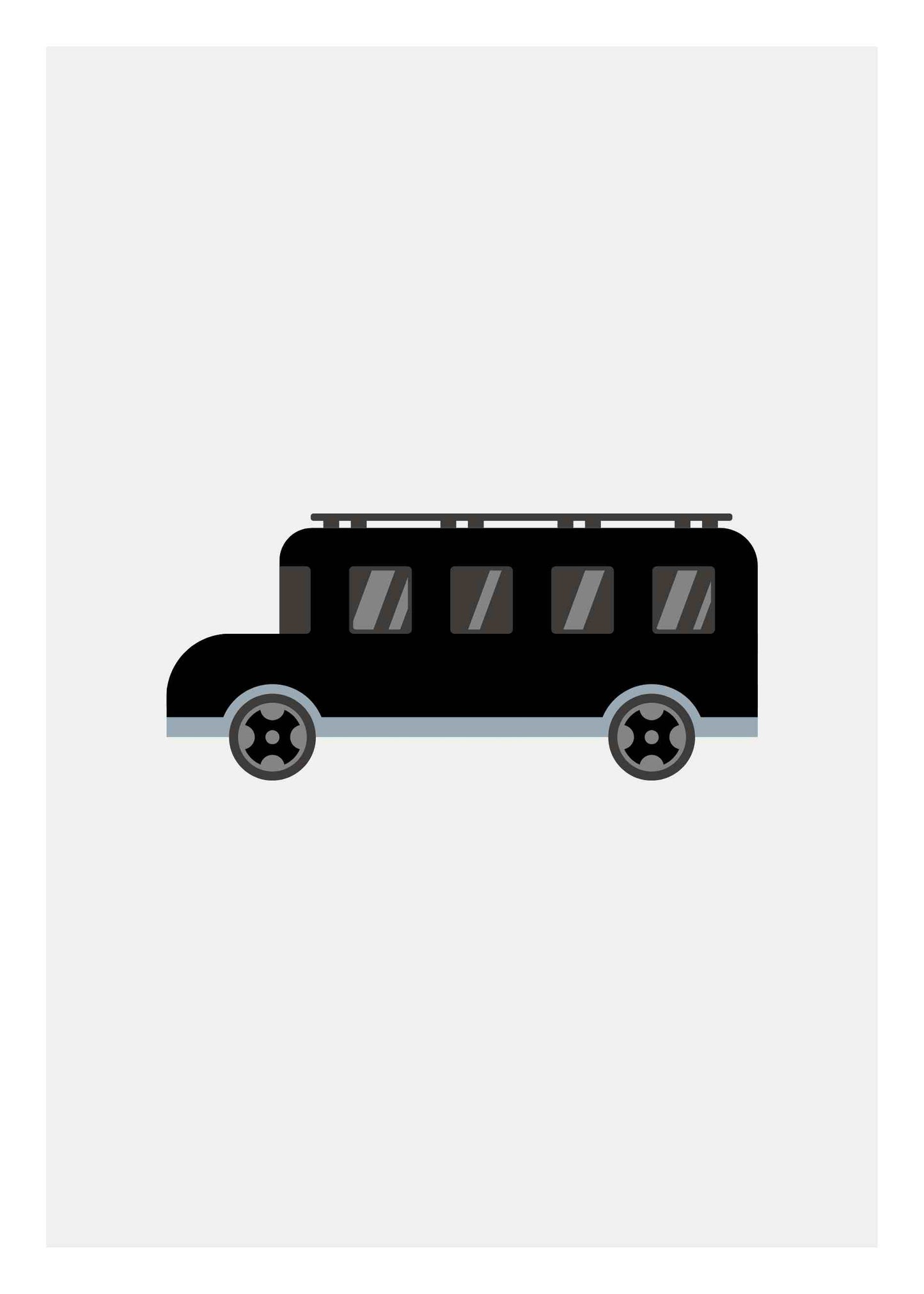 Buss 1 Barnbarnposter fordon