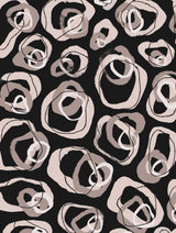 Beige Rings Pattern Poster och Canvastavla