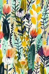 Rain Of Flowers Poster och Canvastavla