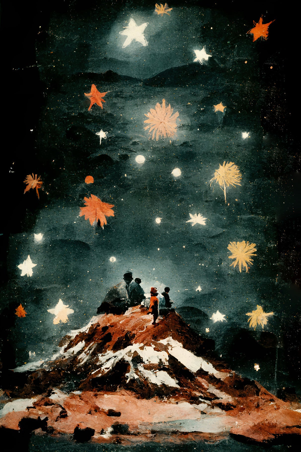 Night Of The Stars Poster och Canvastavla