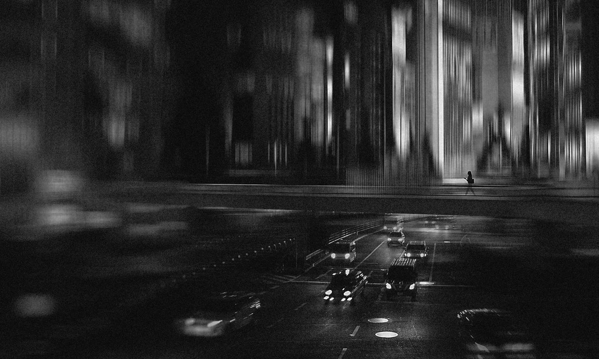 Night street... Poster och Canvastavla