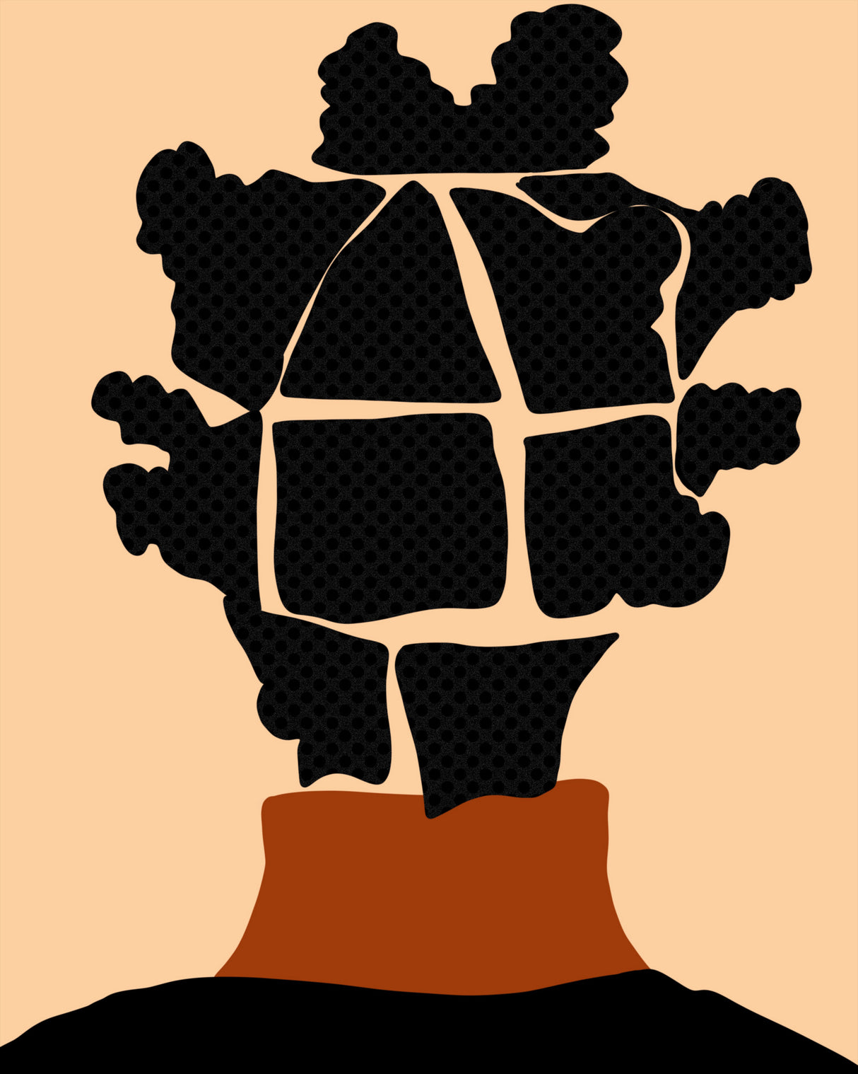 Bantu Knots Poster och Canvastavla