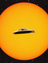 Space Chase Poster och Canvastavla