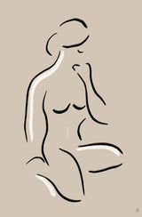 Lady Body No. 4 Poster och Canvastavla