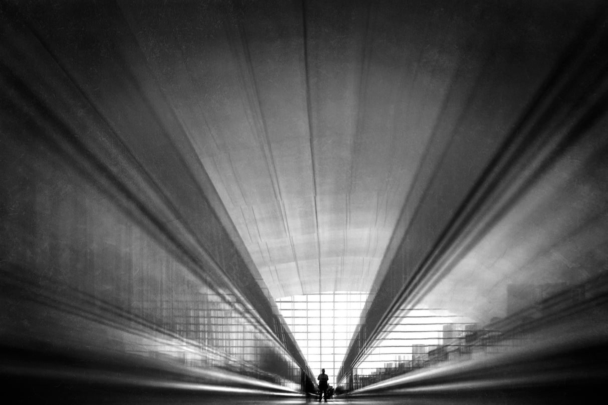 Silent speed in the city Poster och Canvastavla