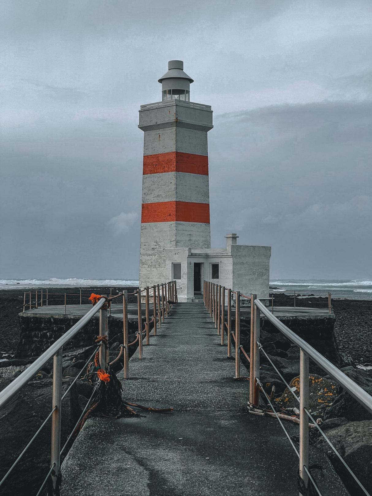 Garður Lighthouse Poster och Canvastavla