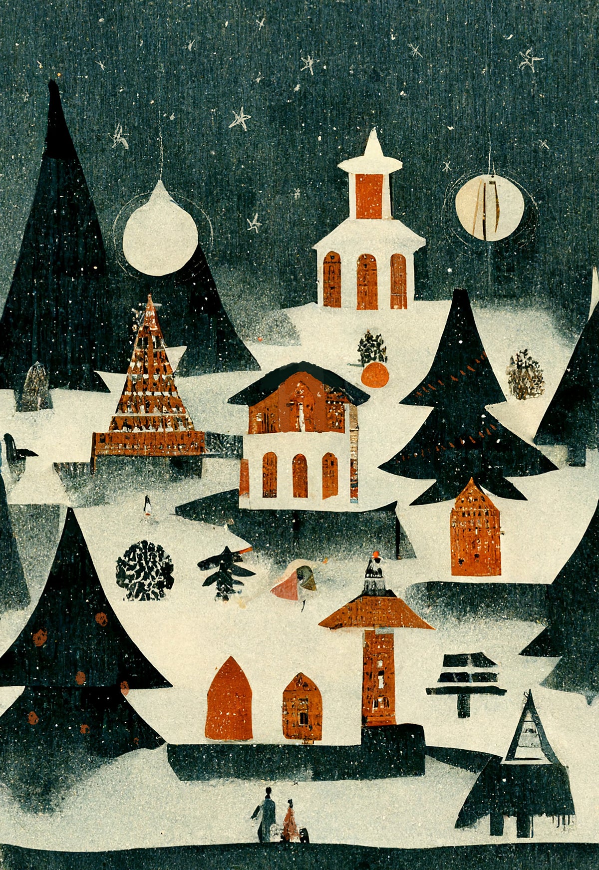 Before Christmas Poster och Canvastavla