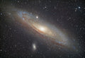 M31 Andromeda Galaxy Poster och Canvastavla