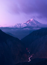 Leading to Mount Damavand CE Poster och Canvastavla
