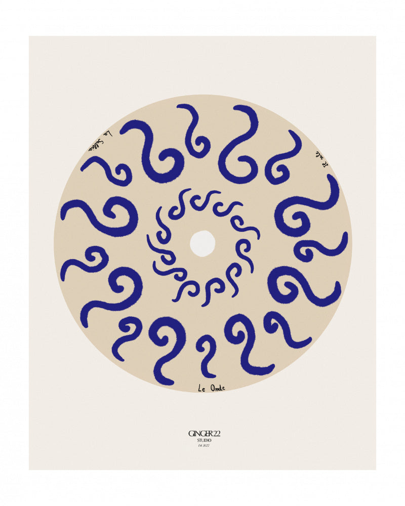 Le onde Kitchen poster eller kökstavla