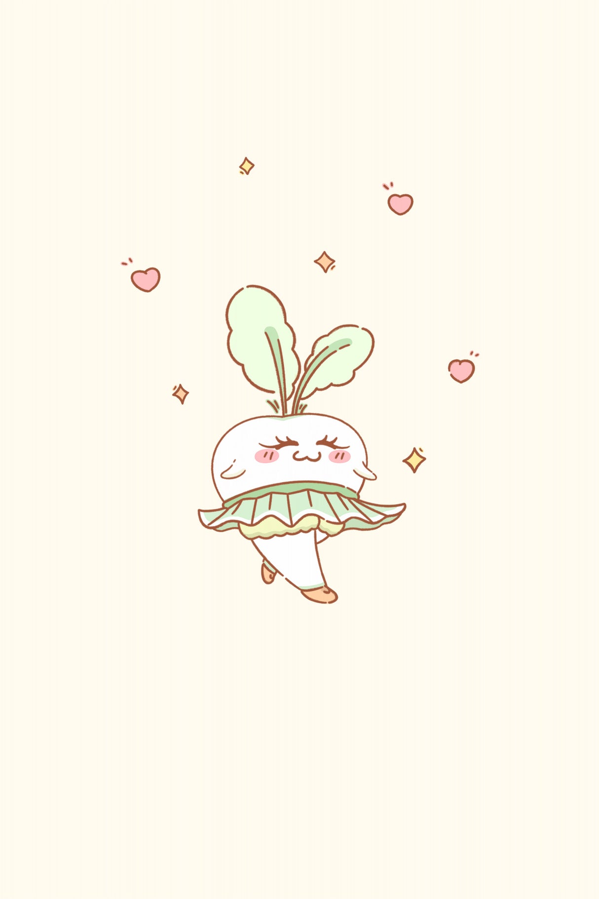 Ballet Radish Poster och Canvastavla