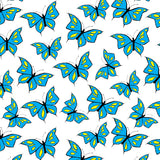Butterflies Blue Poster och Canvastavla
