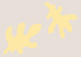 Leaves Yellow Poster och Canvastavla