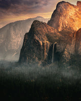 Bridalveil fall, Yosemite Poster och Canvastavla