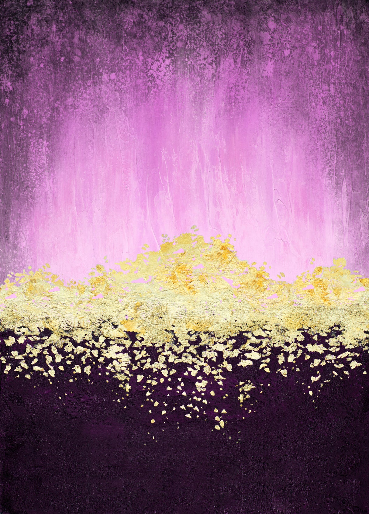 Golden Dawn Pink Poster och Canvastavla