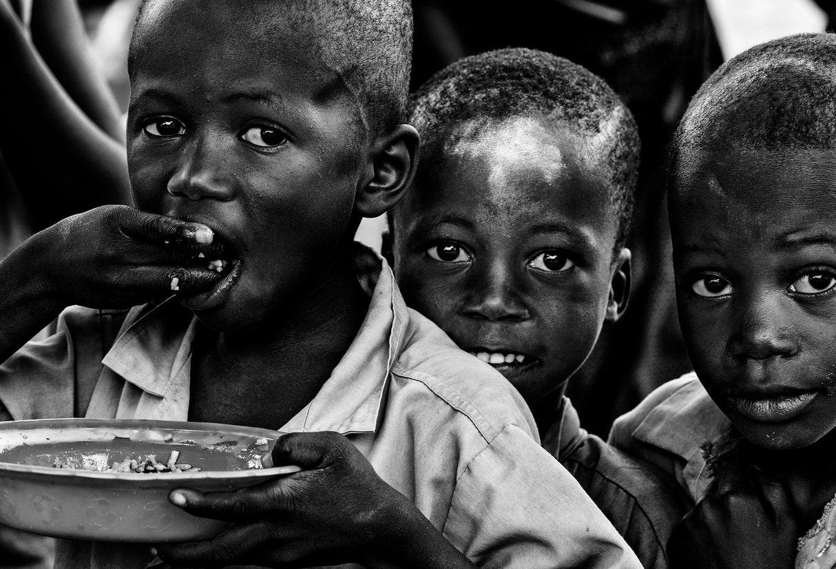 Children from Benin. Poster och Canvastavla