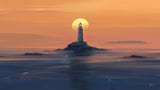 Lighthouse8k.png Poster och Canvastavla