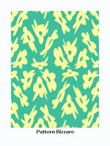 Flowe Pattern Bizarre Poster och Canvastavla