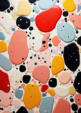 Terrazo pattern art 6 Poster och Canvastavla