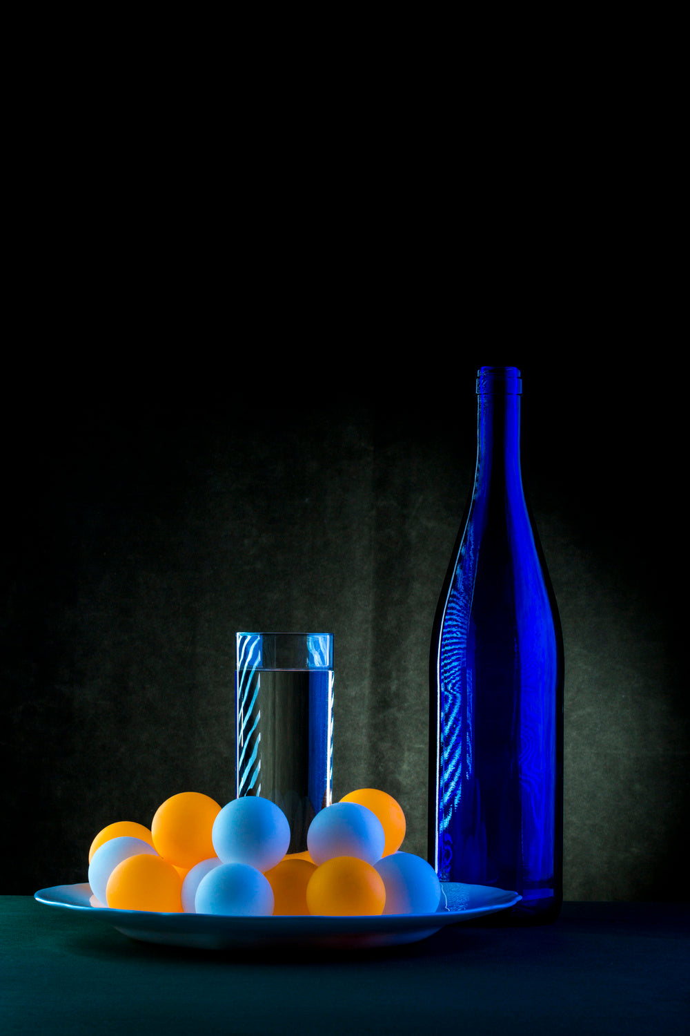 Still life with blue bottle Poster och Canvastavla