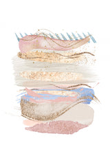 Soft Pink Blue 3 Poster och Canvastavla