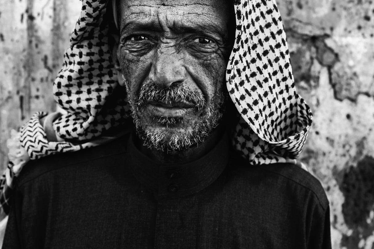 Saudi Oldman Poster och Canvastavla