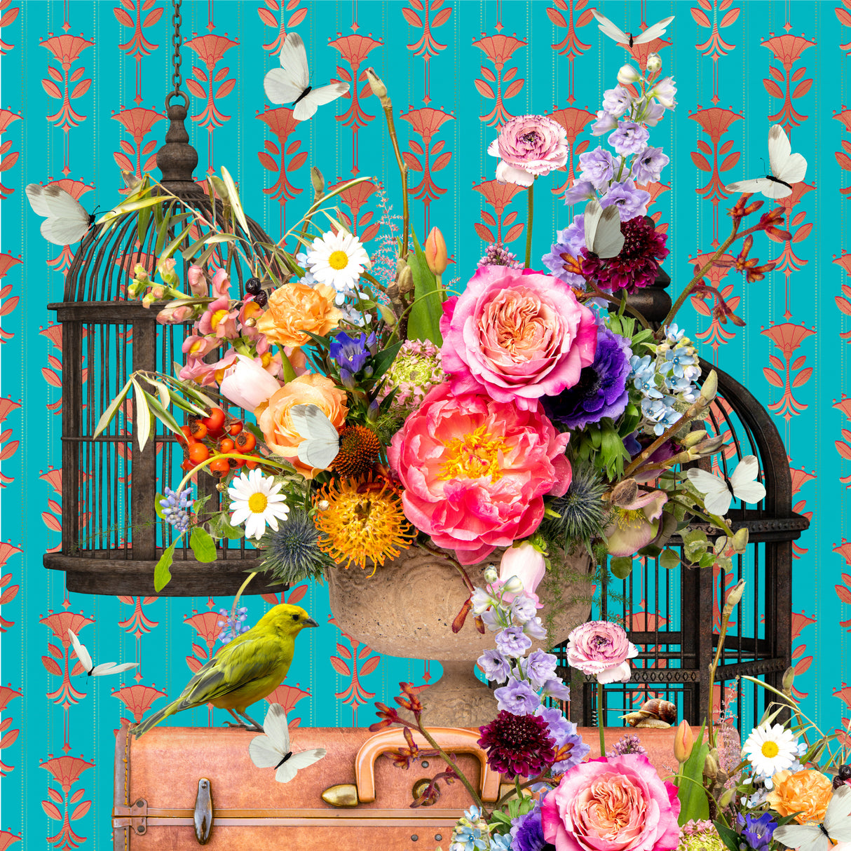Spring Song Tweety Poster och Canvastavla