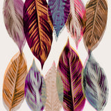 Red and Pink Leaves Poster och Canvastavla