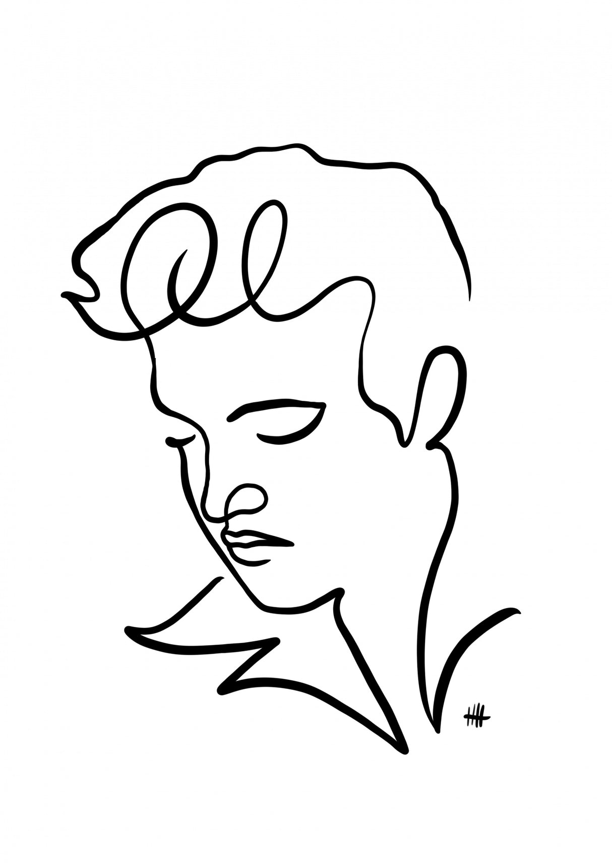 The Elvis Poster och Canvastavla
