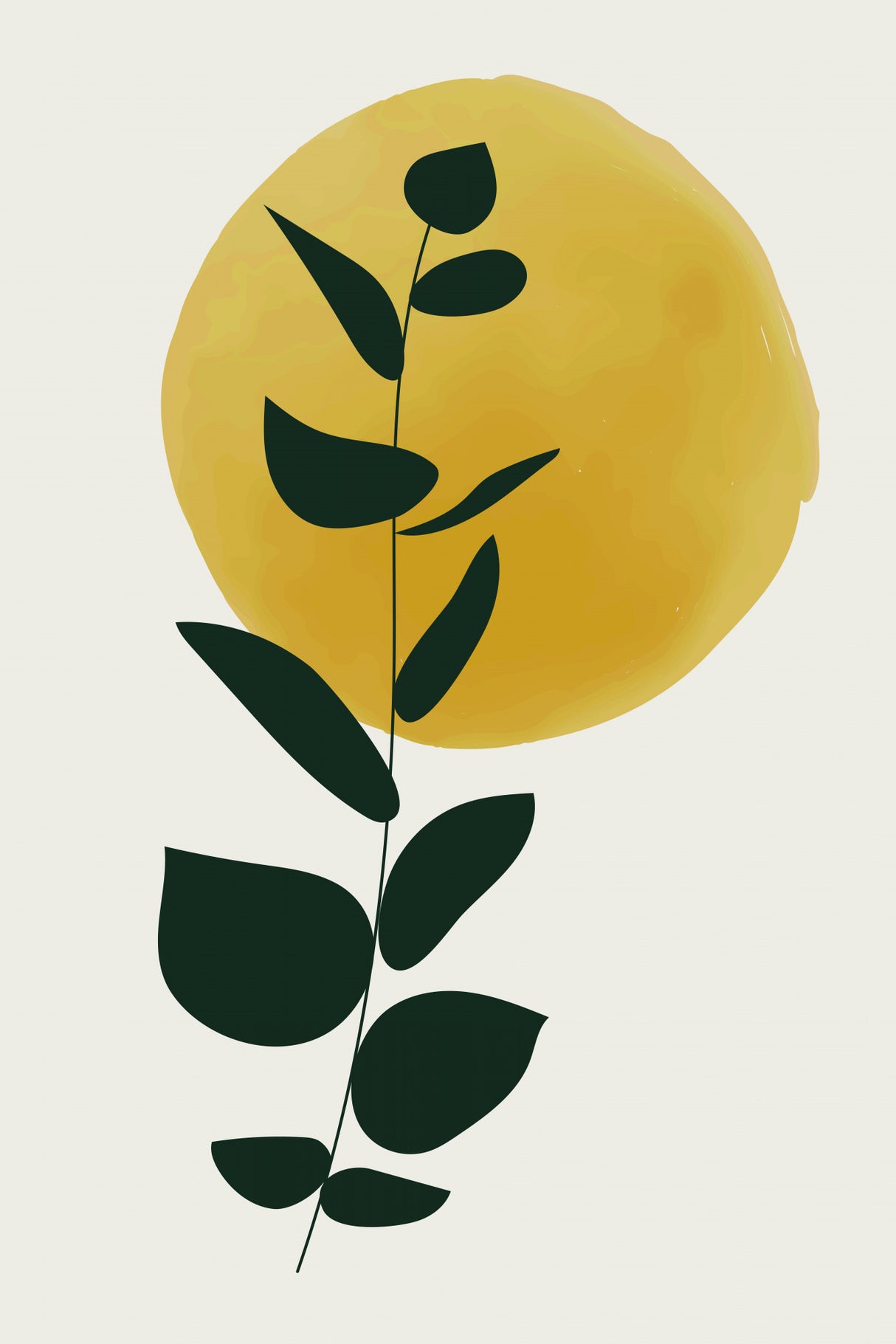 Color Botanicals #1 Poster och Canvastavla